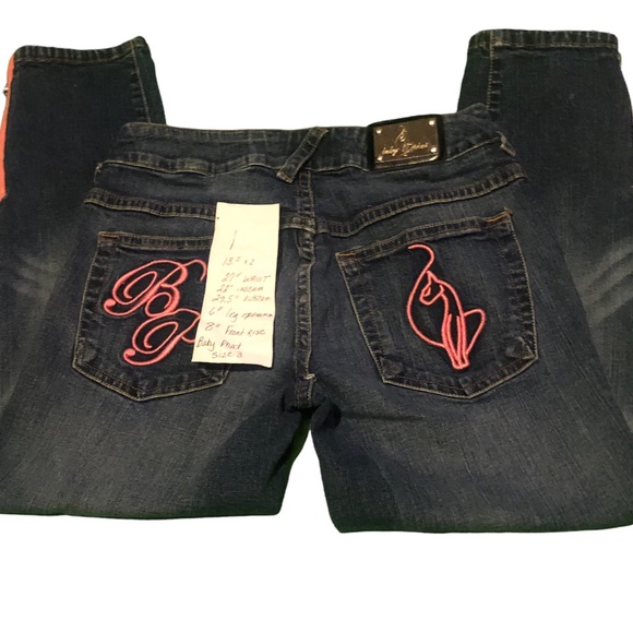 Baby Phat Size 3 capris like new with zippers on legs - Picture 1 of 4